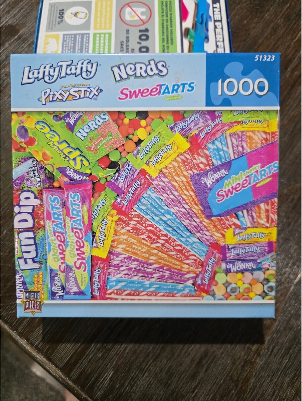 MasterPieces Candy Brands 1000 Piece Jigsaw Puzzle Candy Collage Complete